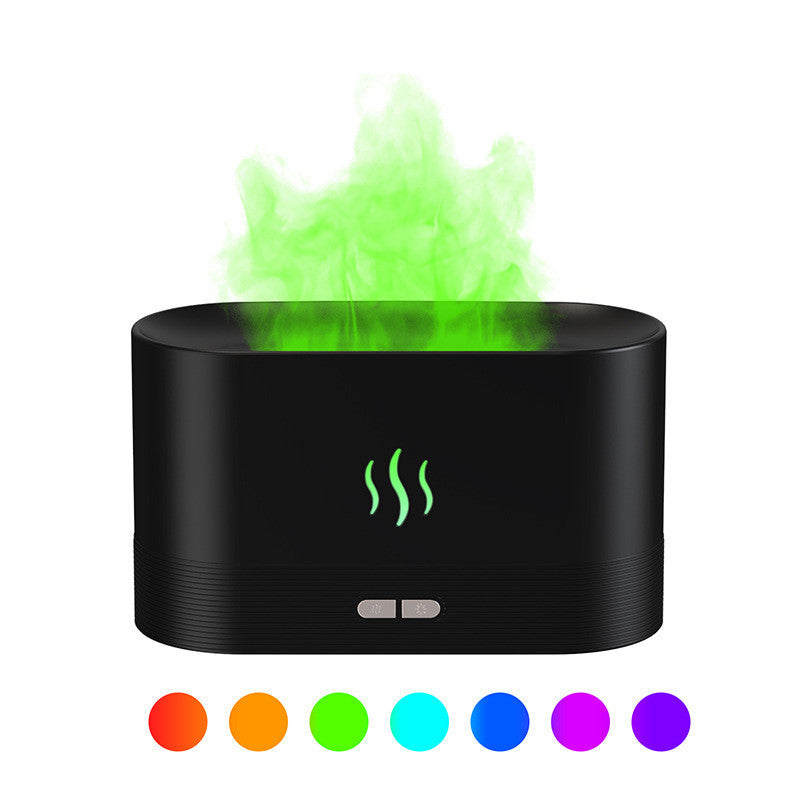 Aroma Diffuser With Flame Light Mist  by Velora